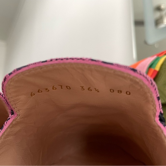 Gucci Princetown New Canvas GG Malaga Mules Slides Magenta 36.5 - Picture 12 of 14